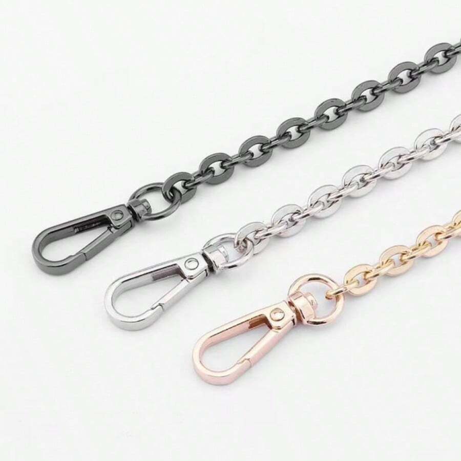Detachable O-Shape Chain Strap, Can Be Used As Shoulder Strap Or Crossbody Strap, Metal Replacement Chain Accessory - Multicolor - View 1