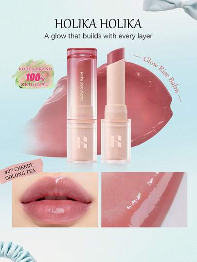 HOLIKA HOLIKA 4.5g/0.15oz Shiny Glossy Solid Lip Gloss, Creamy Lip Balm To Lip Gloss, High Shine Lip Color, Moisturizing Non-Drying, Glossy Jelly Makeup Effect, Cute Korean Makeup Style, K-Beauty