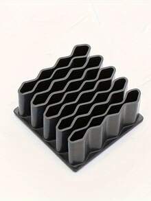 A Extra-Large Size Multi-Functional Storage Rack That Can Hold 32 Items/ Medicine Cream Storage Shelf/ Pen Holder/ Desk Storage/ Medicine Cream Storage/ Wave-Shaped Storage Rack/ Divided Vertical Storage Rack/ Home Necessities-Christmas Gift - Multicolor - View 12