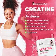 Creatine Monohydrate For Women With Collagen And BCAA's - Fitness Supplement Powder For Muscle, Healthy Hair, Skin, Nails And Recovery - 1瓶 - 查看 3
