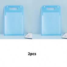 An Accordion File Organizer, Multi-Compartment Labeled File Organizer, Suitable For A4 Paper, For Receipts In Home And Office File Organization. - Blue and White - View 27