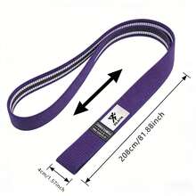 4cm Wide Elastic Resistance Bands, Stretchy Workout Bands For Strength Training, Yoga, Stretching, Fitness Assistance - Elastic Band - View 3