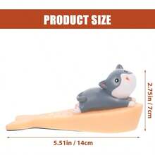 XISH Tope De Puerta Para NiñOs Antideslizante De Dibujos Animados Cuña De  De Pvc Sujetador De Puertas Para Dormitorio Y Oficina ProteccióN Contra Golpes Y Cierre Accidental - Colores surtidos 2 - Ver 1