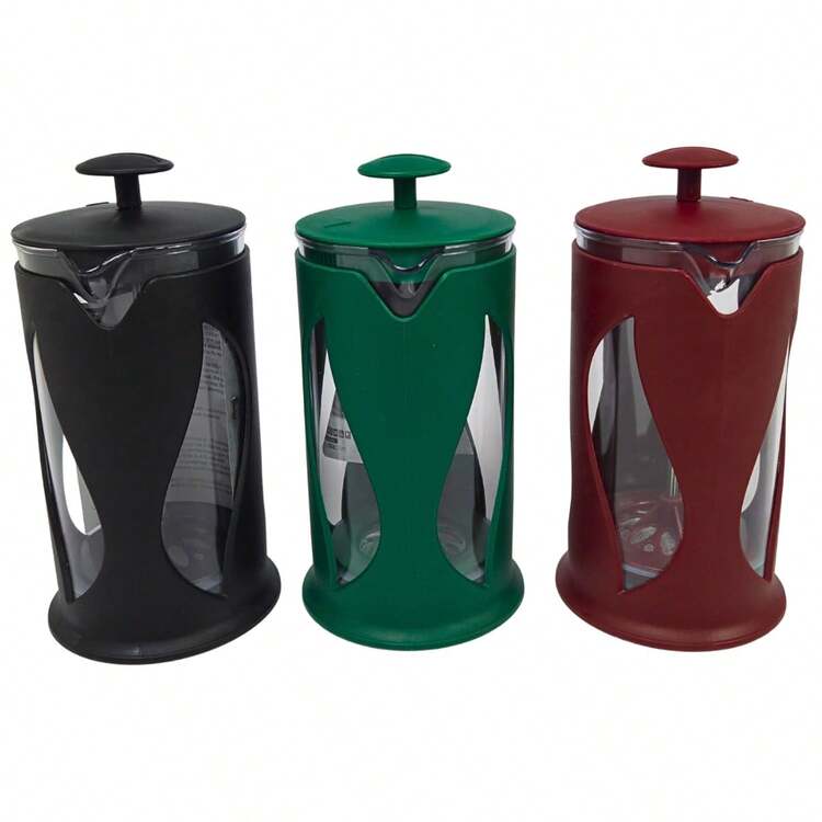 Modern Design French Press Coffee Maker 500ML Practical - Green - View 10