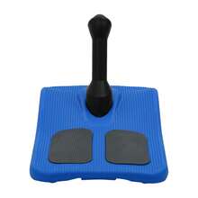 YIYIBYUS Outdoor Sledding Board Reinforced Handle HDPE Ski Board For Multi-Surface Use - Blue - View 5