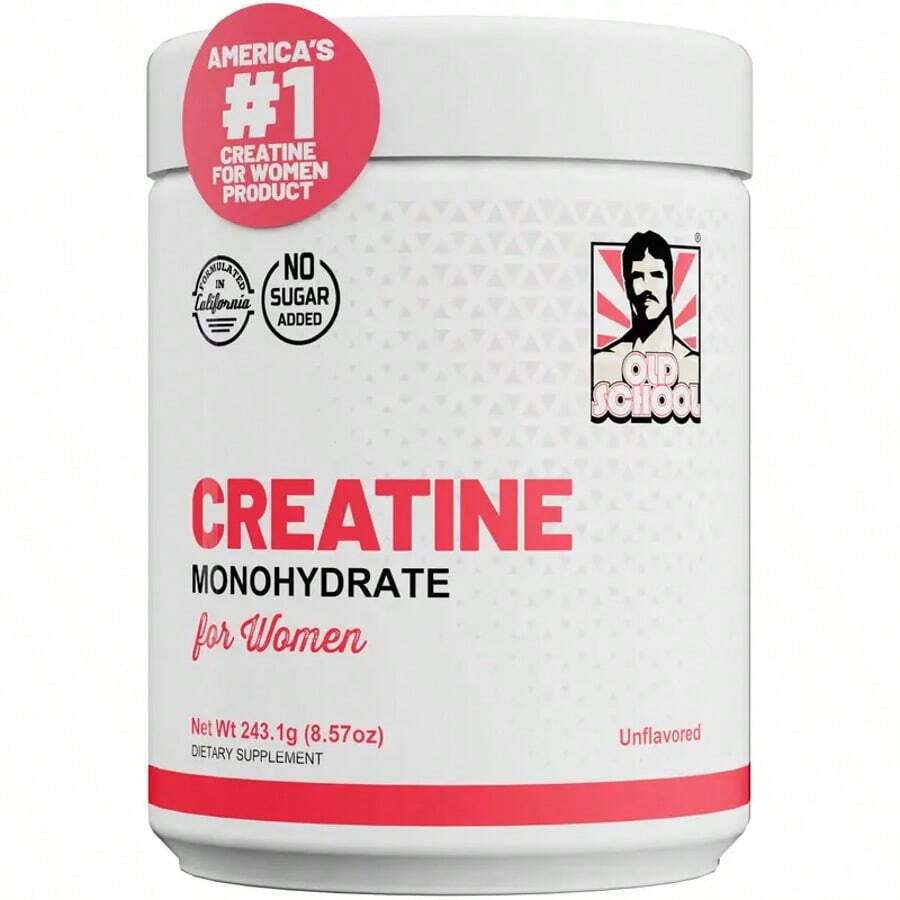 Creatine Monohydrate For Women With Collagen And BCAA's - Fitness Supplement Powder For Muscle, Healthy Hair, Skin, Nails And Recovery - 1瓶 - 查看 1