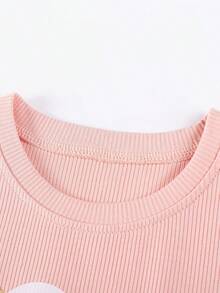 Đầm dài tay bằng vải lưới phối màu tương phản, chất liệu mềm mại, thêu hình thiên nga dễ thương dành cho bé gái. - Hồng - Xem 4