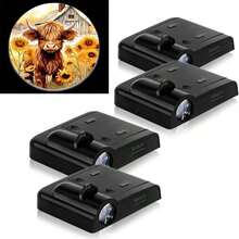 LMZLJZ 2PCS No Fade Car Door Lights,Skeleton Car Door Lights Logo Projector LED Shadow Welcome Lamp,Skeleton Accessories Arm Skull Finger Gifts,Suitable For All Vehicles Motorcycle - ColorZ - View 6