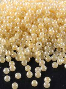 GO2CJBEADS DIY串珠工艺材料 10克手链珠 多色 2毫米圆形玻璃珠，用于珠宝制作