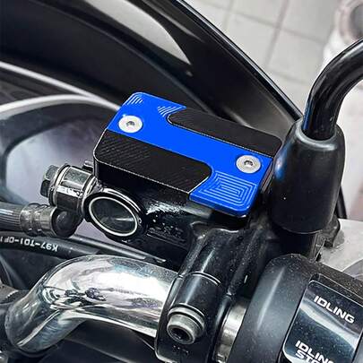1个铝合金摩托车上油泵油壶盖，适用于PCX/佛夏/MT/FORCE Mamba/Husky UHR150摩托车改装配件