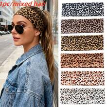 1pc Fashion Leopard Print Fleece Warm Criss-Cross Headband For Women, Retro Leopard Headband With High Elasticity Wide Edge, Stylish Headwrap Hair Accessory For Sports, Yoga, Sweat-Absorbent Breathable Women Hair Bands - Multicolor - View 13