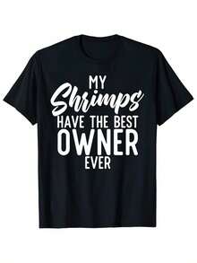 This Humorous Black T-Shirt For Shrimp Enthusiasts Features The Greatest Owner Of All Time, Making It A Perfect Casual Tee For Both Men And Women. Ideal For Festivals, Family Gatherings, Or As A Gift For Dads And Husbands During The Season. - 預設 - 查看 8