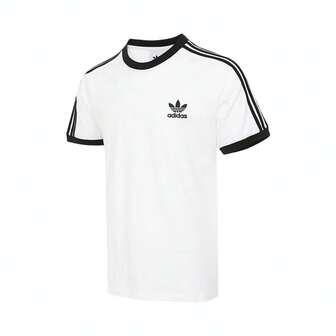 Adidas Originals Men's 3-Stripes Tee Short Sleeve T-Shirt, Knit Crew Neck, TKB2460