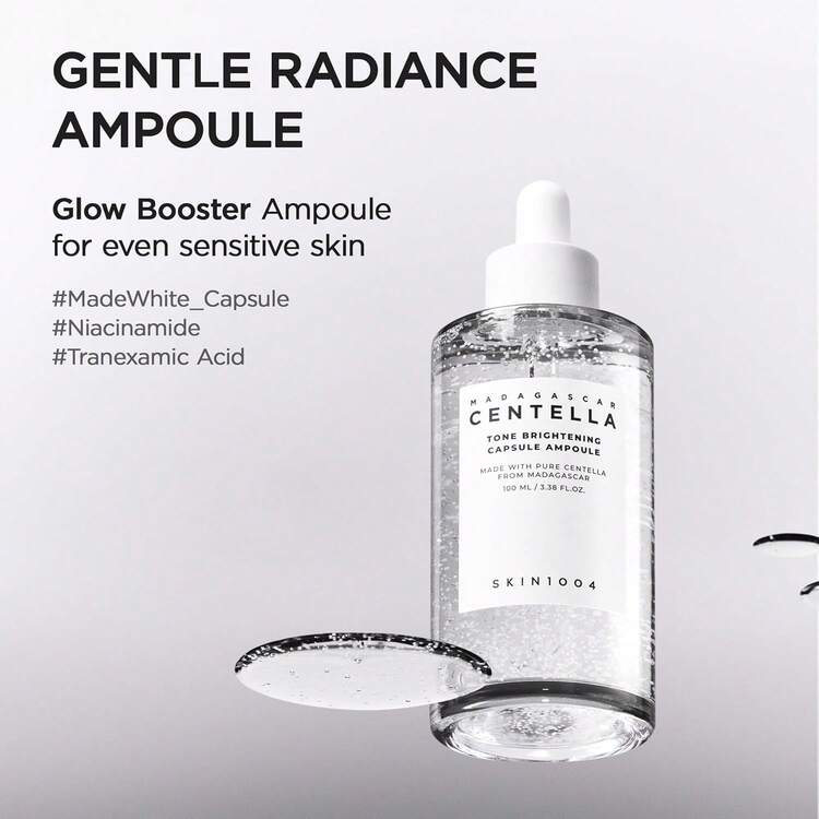 Madagascar Centella Tone Brightening Capsule Ampoule 3.38 Fl.Oz(100ml) | Calming Moisturizing Brightening | Sensitive Skin - Nhiều màu - Xem 7