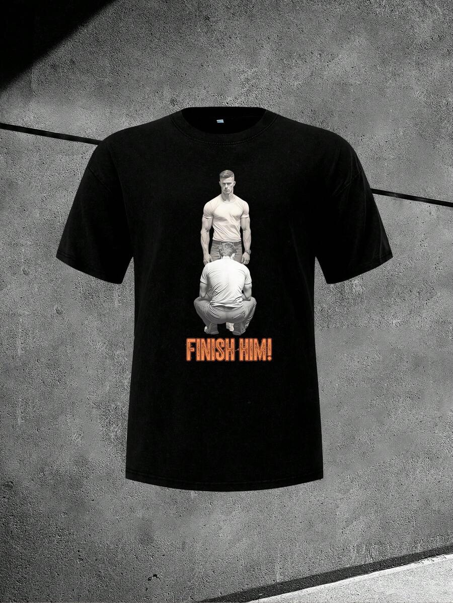 T-shirts pour hommes - Noir - Voir 1