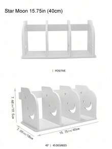 这款极简桌面书架适用于家庭书房、办公桌、客厅杂志书籍收纳、卧室杂志架以及浴室台面装饰。它是情人节送给情侣的绝佳礼物。组装简便。卡通猫咪书架/铃铛猫创意书挡是开学季和毕业季送给学生的绝佳礼物。