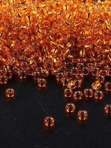 GO2CJBEADS DIY串珠工艺材料 10克手链珠 多色 2毫米圆形玻璃珠，用于珠宝制作