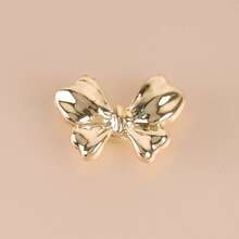1pc Metal Simple Bow Strap Charms Decorative Nails,For Apple Watch Band Series Accessories ,For Galaxy Watch Strap Charm - Multicolor - View 8