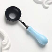 1pc Sealing Wax Melting Spoon, Vintage Style Tool For Melting & Sealing Wax, Handcrafted Wood And Alloy Desk Accessory For Wax Sealing And Decor - Multiple Sizes - View 15