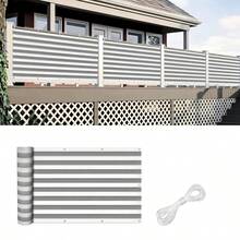 Evenly Woven Pergola Sunshade Net - An Ultraviolet-Proof Mesh Cloth For Shading Garden Spaces And Balconies, A Breathable Shading Solution That Combines The Characteristics Of Plant Sunshade Nets With The Function Of A Fence Privacy Screen. - Light Grey - View 11