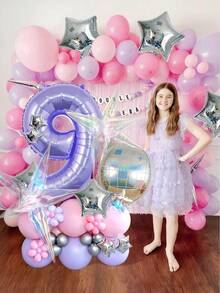 24件組海洋生日氣球套組，包含32英吋藍色數字1-9、迷你海洋動物氣球、藍色乳膠氣球，適合水下主題生日派對、男孩生日、海洋動物氣球、泳池海灘派對 - 彩色 - 查看 4