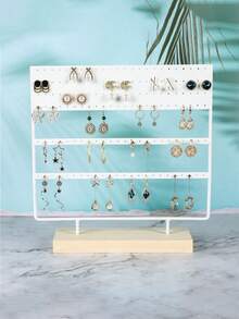 Iron Art Earring Holder, Home Jewelry Organizer Earring Display Stand - Multicolor - View 5
