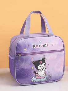 SANRIO Bolsa Térmica de Almoço de Grande Capacidade Hello Kitty, Adequada para Estudantes - Bolsa de Mão à Prova d'Água com Estampa de Desenho Animado e Forro de Folha de Alumínio Grosso, Reutilizável, Essencial de Volta às Aulas, Também Adequada para Escritório, Piquenique, Viagem, Acampamento, Elegante, Fofa e Prática Bolsa Térmica de Almoço Diário para Mulheres, Homens, Piquenique, Escola, Presentes para Mulheres - Multicolorido - Visão 7