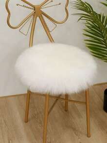 1 件奢华白色仿毛皮梳妆台垫、北欧风格白色蓬松圆形地垫、Ins 风格白色毛茸茸椅垫、装饰地毯、卧室装饰、小地毯、地毯、家居装饰、客厅地毯、客厅小地毯、卧室地毯、客厅家居装饰、户外地毯、可水洗地毯、毛绒地毯、毛茸茸地毯、秋冬地毯、厚实/蓬松 - 白色 - 查看 6