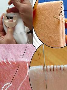 Bộ dụng cụ may vá 3 món, dụng cụ may dễ sử dụng - Dụng cụ tạo nếp gấp đường may bằng nhựa bền, phù hợp cho người mới bắt đầu và người lớn tuổi, khoảng cách 4mm và 3mm, tuyệt vời cho các dự án thủ công tự làm, phụ kiện may vá/Thiết kế tiện dụng/Bề mặt nhẵn, may quần áo và vải, các dụng cụ may khác (Màu sắc và kiểu dáng ngẫu nhiên) - Nhiều màu - Xem 6