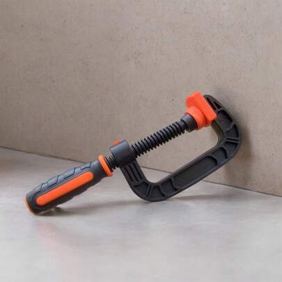 重型工业C型夹，带尼龙垫，适用于木工、焊接、DIY组装