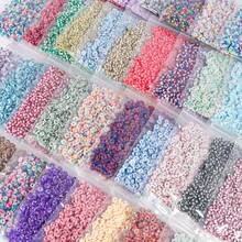 1000/2000/3000pcs Soft Clay, Ideal For DIY Jewelry Crafts, Home Creativity Daily DIY To Enrich Life, Make Bracelets, Necklaces, Beading, Holiday & Valentine's Day Gifts