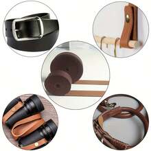 1 Roll 260CM X 2CM Double-Sided Faux Leather Strips, Suitable For DIY Crafts, Belts, Watch Bands, Straps And Other Handmade Accessories And Projects - Multicolor - View 7