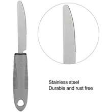 Utensilios Adaptativos para Temblores en las Manos, Artritis y Parkinson, Juego de Cubiertos de Acero Inoxidable con Cuchillos Pesados, Utensilios para Comer para Discapacitados - / - Ver 3