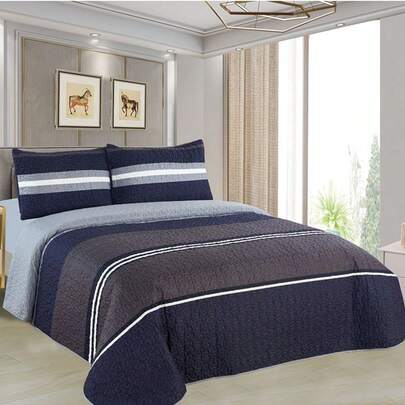 Casaisla Home Collection Juego de Edredón Reversible 4 Piezas con Sábana de Cajón y Fundas de Almohada (Matrimonial y King Size) Seleccione Tamaño y Diseño