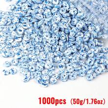 1000/2000/3000pcs Soft Clay, Ideal For DIY Jewelry Crafts, Home Creativity Daily DIY To Enrich Life, Make Bracelets, Necklaces, Beading, Holiday & Valentine's Day Gifts