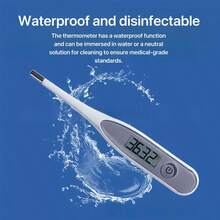 New Household Electronic Thermometer - Rigid Head Electronic Thermometer With Large Display, Fast Measurement - Multicolor - View 1
