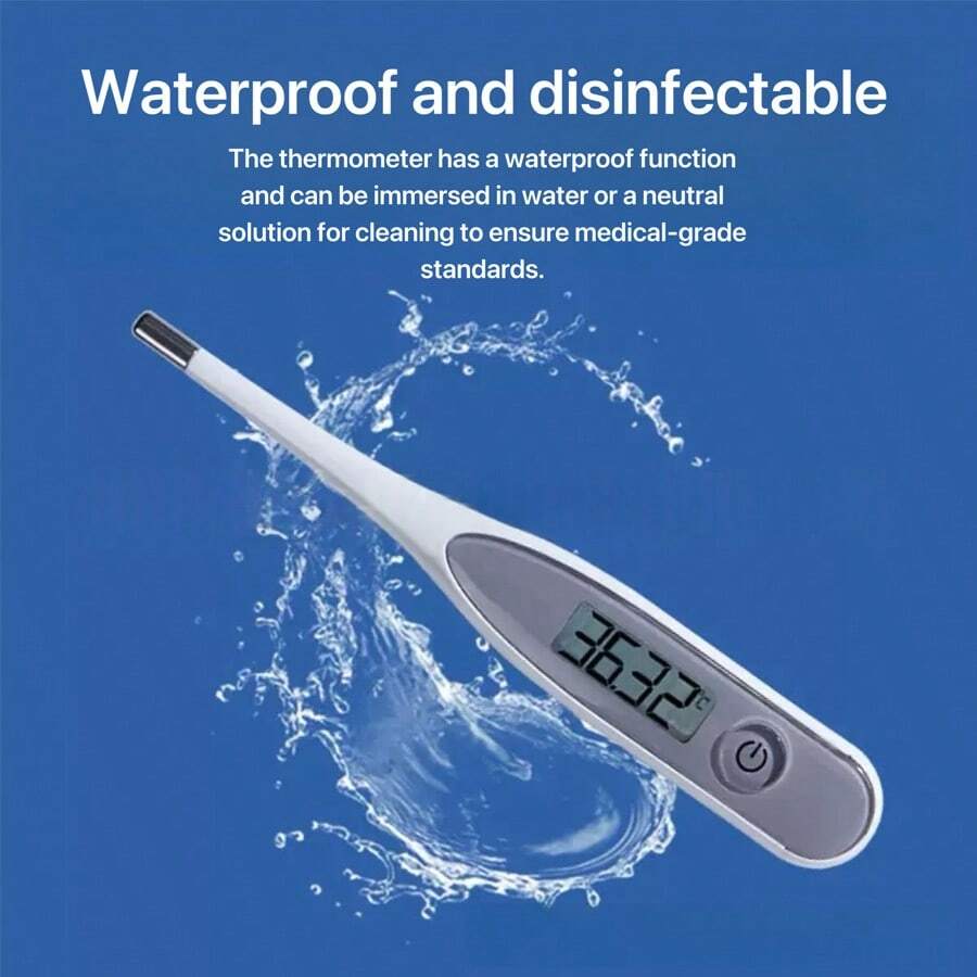 New Household Electronic Thermometer - Rigid Head Electronic Thermometer With Large Display, Fast Measurement - Multicolor - View 1