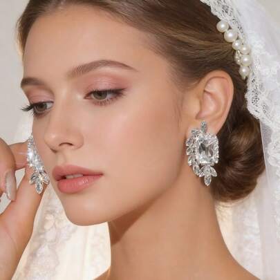 一对优雅耳环，情人节送给妻子/女友的礼物，母亲节送给妈妈的礼物