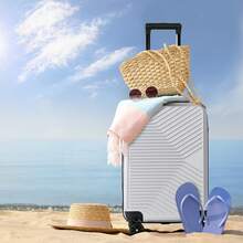 20-Inch Lightweight Hardshell ABS Carry-On Luggage - 4 Colors, TSA Lock & Smooth Wheels, Perfect For Business Travel & Trips - Style a Silver - View 5