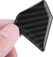 Etiqueta Engomada del Tanque de Aramox, Calcomanías Universales de la Etiqueta Engomada del Protector de la Almohadilla del Tanque de Gasolina Y Aceite de la Motocicleta de la Fibra de Carbono - Oro rosa - Ver 5