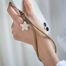 1件优雅手工花卉腕带，可作手机挂绳，适用于手机壳、钥匙链、U盘等，兼容安卓及大多数智能手机，是送给母亲、家人、朋友、孩子、生日、节日的理想礼物。 - 彩色 - 查看 3