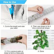 5000*90CM Chicken Wire Fencing Mesh, Metal Floral Chicken Wire Fence For Crafts Poultry Garden, Hexagonal Galvanized Netting. - Silver - View 11