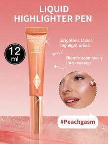 1支 Charlotte Tilbury Peachgasm 液体高光笔 #Peachgasm，12毫升，持久提亮液，适合红毯、日常和通勤妆容 - 液態高光筆#Peachgasm 12ml - 查看 1
