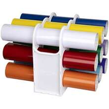 ArtBin 6864AS Estante de almacenamiento de vinilo, almacena 12 rollos de vinilo, color(Mini estante de almacenamiento de vinilo) - Multicolor - Ver 3
