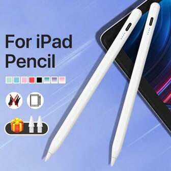 Upgrade Your Creative Toolkit: Premium IPad Stylus For 2018+ Models With 2 Interchangeable Tips, Anti-Slip Grip & Durable Design For Drawing, Notes & Remote Work.