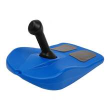 YIYIBYUS Outdoor Sledding Board Reinforced Handle HDPE Ski Board For Multi-Surface Use - Blue - View 7