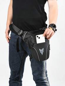 摩托车腿部保护包，防水户外大腿包，男士腿包，男士腰包，女士户外大腿包，摩托车骑行斜挎包，带腿带，可拆卸腿带，适合徒步、骑行、钓鱼、骑行旅行