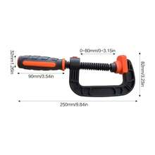 Heavy Duty Industrial C-Clamp With Nylon Pads For Woodworking Welding DIY Assembly - Multicolor - View 14