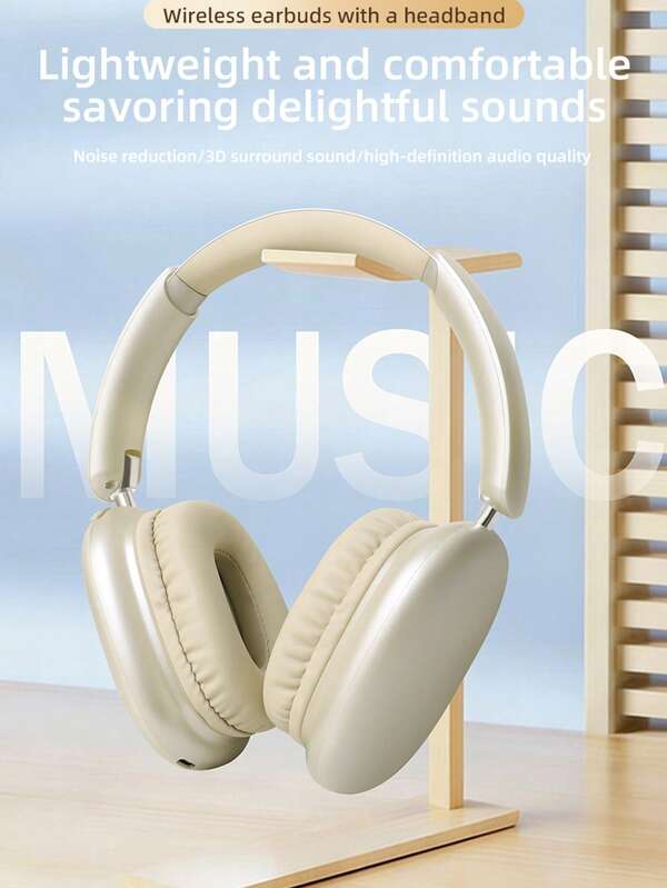 Auriculares inalámbricos, auriculares Bluetooth, auriculares inalámbricos, esenciales para escuchar música y jugar, ajuste cómodo, incluye cable de carga, admite función de carga, regalo de Navidad, auriculares para correr, compatibles con , adecuados para novio/novia, disfruta de la música en cualquier momento y en cualquier lugar, experimenta una libertad sin igual