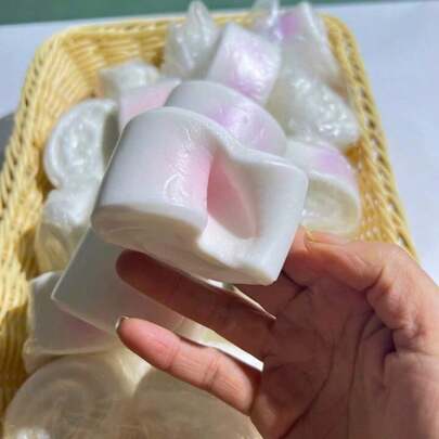 Soft, Sticky, Milky Scented Bun Bread Toy, Creative Slow Rebound Stress Relief Small Gift For Friends And Family, Christmas Gift, Birthday Gift, Back To School Incentive Small Gift, Anti-Stress Toys